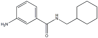 3-amino-N-(cyclohexylmethyl)benzamide Struktur