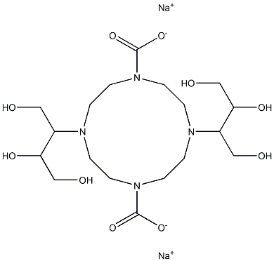 sodium 4,10-bis(1,3,4-trihydroxybutan-2-yl)-1,4,7,10-tetraazacyclododecane-1,7-dicarboxylate