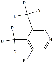 3-Bromo-(4,5-dimethyl-d6)-pyridine Structure