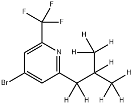 1643543-02-5 4-Bromo-2-(iso-butyl-d9)-6-trifluoromethylpyridine