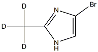 4-Bromo-2-(methyl-d3)-imidazole Struktur