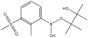2-Methyl-3-(methylsulfonyl)phenylboronic Acid Pinacol Ester Structure