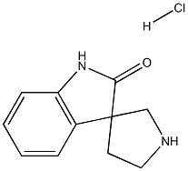 spiro[indole-3,3-pyrrolidin]-2(1H)-one hydrochloride Struktur