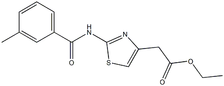 ethyl 2-(2-(3-methylbenzamido)thiazol-4-yl)acetate