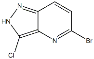 5-Bromo-3-chloro-2H-pyrazolo[4,3-b]pyridine 结构式