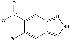 5-Bromo-6-nitro-2H-indazole,,结构式