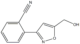2-(5-(hydroxymethyl)isoxazol-3-yl)benzonitrile Structure