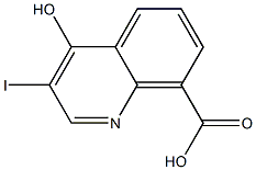 4-Hydroxy-3-iodo-quinoline-8-carboxylic acid Structure