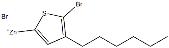 2-Bromo-3-hexyl-5-thienylzinc bromide solution
		
	 Structure