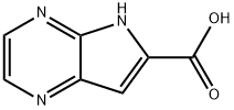 5H-pyrrolo[2,3-b]pyrazine-6-carboxylic acid Structure