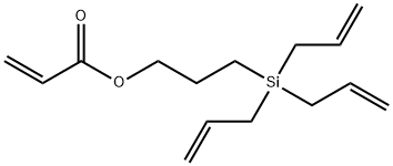 3-(Triallylsilyl)propyl Acrylate (stabilized with MEHQ) Struktur