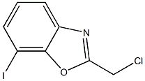 2-Chloromethyl-7-iodo-benzooxazole Structure