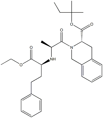 喹那普利乙基异丙双酯, , 结构式