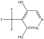 4-(Trifluoromethyl)Pyridazine-3,5-Diol Struktur