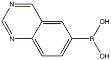 喹唑啉-6-基硼酸 结构式