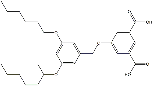 5-(3-(heptan-2-yloxy)-5-(hexyloxy)benzyloxy)isophthalic acid