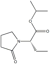 isopropyl (S)-2-(2-oxopyrrolidin-1-yl)butanoate 化学構造式