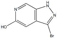 3-Bromo-1H-pyrazolo[3,4-c]pyridin-5-ol,,结构式