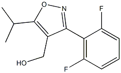 (3-(2,6-difluorophenyl)-5-isopropylisoxazol-4-yl)methanol Structure