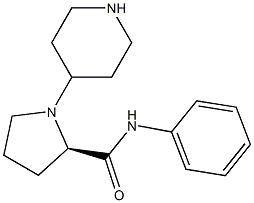 (R)-N-phenyl-1-(piperidin-4-yl)pyrrolidine-2-carboxamide Struktur