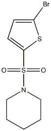 1-(5-bromothiophen-2-ylsulfonyl)piperidine Structure