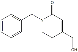 1-benzyl-4-(hydroxymethyl)-5,6-dihydropyridin-2(1H)-one Structure
