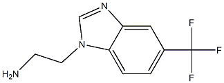 2-(5-(trifluoromethyl)-1H-benzo[d]imidazol-1-yl)ethanamine Struktur