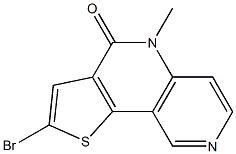 2-bromo-5-methylthieno[3,2-c][1,6]naphthyridin-4(5H)-one Structure