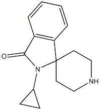2-cyclopropylspiro[isoindoline-1,4'-piperidin]-3-one Structure