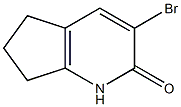 3-bromo-6,7-dihydro-1H-cyclopenta[b]pyridin-2(5H)-one Struktur
