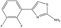 4-(2,3-difluorophenyl)thiazol-2-amine Structure