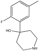 4-(2-fluoro-5-methylphenyl)piperidin-4-ol Structure
