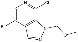 4-bromo-7-chloro-1-(methoxymethyl)-1H-pyrazolo[3,4-c]pyridine