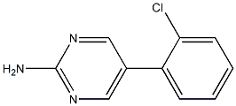 5-(2-chlorophenyl)pyrimidin-2-amine Structure