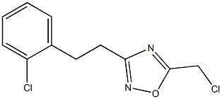 5-(chloromethyl)-3-(2-chlorophenethyl)-1,2,4-oxadiazole
