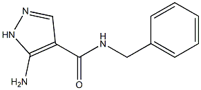 5-amino-N-benzyl-1H-pyrazole-4-carboxamide Struktur