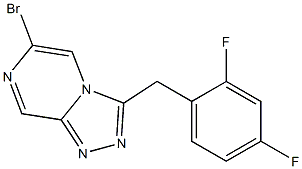 6-bromo-3-(2,4-difluorobenzyl)-[1,2,4]triazolo[4,3-a]pyrazine