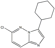 6-chloro-3-cyclohexylimidazo[1,2-b]pyridazine Structure