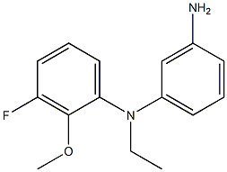 N1-ethyl-N1-(3-fluoro-2-methoxyphenyl)benzene-1,3-diamine Structure
