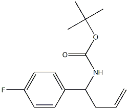 tert-butyl 1-(4-fluorophenyl)but-3-enylcarbamate