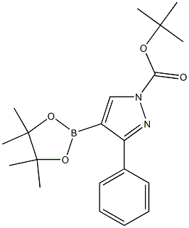 tert-butyl 3-phenyl-4-(4,4,5,5-tetramethyl-1,3,2-dioxaborolan-2-yl)-1H-pyrazole-1-carboxylate