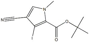 tert-butyl 4-cyano-3-iodo-1-methyl-1H-pyrrole-2-carboxylate