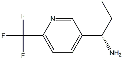 (S)-1-(6-(trifluoromethyl)pyridin-3-yl)propan-1-amine Structure