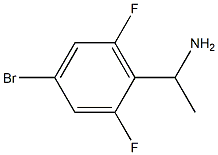 1-(4-BROMO-2,6-DIFLUOROPHENYL)ETHAN-1-AMINE Structure