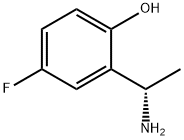 2-((1S)-1-AMINOETHYL)-4-FLUOROPHENOL Structure