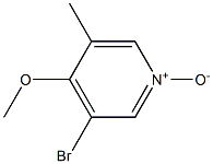 3-bromo-4-methoxy-5-methylpyridine N-oxide
