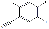 4-Chloro-5-iodo-2-methyl-benzonitrile Structure