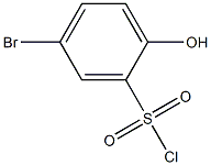 5-Bromo-2-hydroxy-benzenesulfonyl chloride Structure