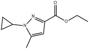 ethyl 1-cyclopropyl-5-methyl-1H-pyrazole-3-carboxylate Structure