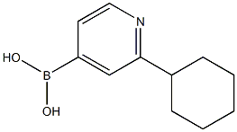 (2-cyclohexylpyridin-4-yl)boronic acid|